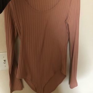 Forever 21 body suit salmon/peach